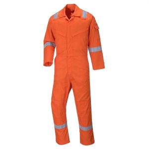 Buy cheap Reusable Flame Retardant Waterproof Overalls With Reflective Tape Protective EN11612 from wholesalers