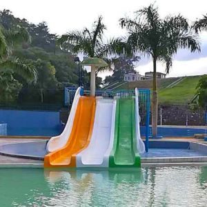 Buy cheap Sturdy Structure Small Public Water Slides Custom Pool Water Slides OEM from wholesalers