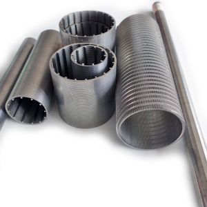 Buy cheap Slotted Filter Johnson Filter Screen / Wedge Wire V Wrap Screen Pipe Water Oil Well from wholesalers