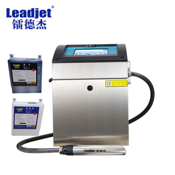 Buy cheap V150PLUS MEK Ink Type Leadjet Inkjet Printer , 45kg Inkjet Coder Machine 280m Per Min from wholesalers
