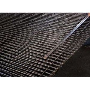 Buy cheap Black 25X75mm Welded Wire Mesh Panels / Wire Mesh Security Fencing from wholesalers