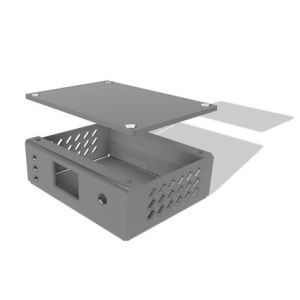 Buy cheap Painted Aluminum Sheet Metal Silver Powder Coating Fabrication Part Customized Logo from wholesalers