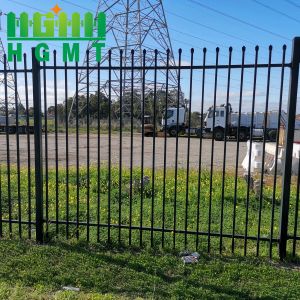 Steel Tubular Garden Fence 2 Meters Wide Reinforced Durable Guardrail