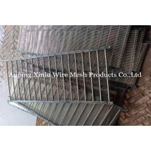 Buy cheap Industrial Filter 304 Stainless Steel Wedge Wire Screen Panel Support Grating from wholesalers
