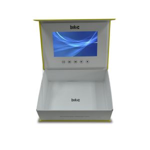 Buy cheap custom print LCD Video Presentation Boxes with HD screens for new product lanuch product