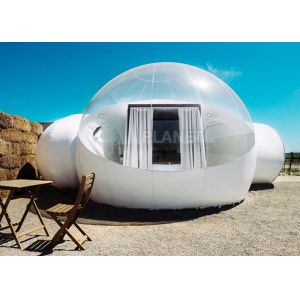 Buy cheap White Double Room Inflatable Bubble Camping Tent PVC Tarpaulin Material from wholesalers
