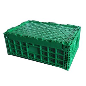 Plastic crates Foldable mesh wall for turnover and storage