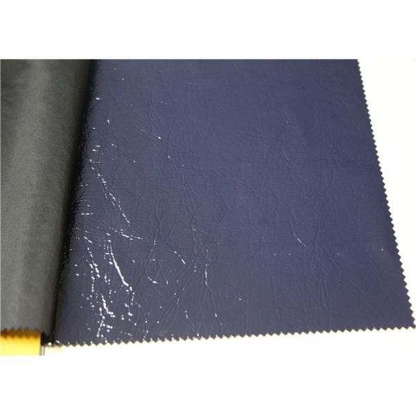 Quality Windbreaker Dress PU Synthetic Leather With Wrinkle Effect 0.5mm Thickness for sale