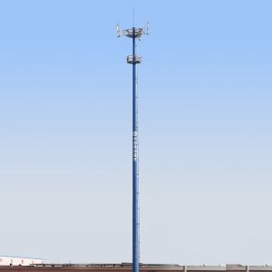 Buy cheap Easy Installation 55m Slip Joint Monopole Steel Tower from wholesalers