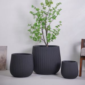 Buy cheap Modern Large Glazed Flower Pot With Luxury Atlantic Design For Home Decor In Dining And Living Room For Everyday Use from wholesalers
