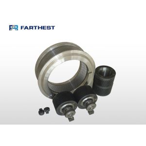 Professional Feed Machine Spare Parts SZLH Series , Steel Pellet Rolling Ring