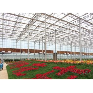 Buy cheap Stable Transmittance Garden Glass Greenhouse 6mm Polycarbonate Twin Wall Covering from wholesalers