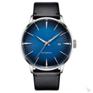 Buy cheap 5BAR Mechanical Skeleton Watch 12mm Mens Winding Automatic Date Function product