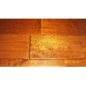 Buy cheap Maple Solid Flooring handscraped and Distressed Surface from wholesalers