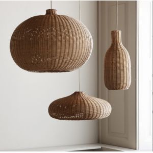 Buy cheap Brown Rattan Weave Pendant Light from wholesalers