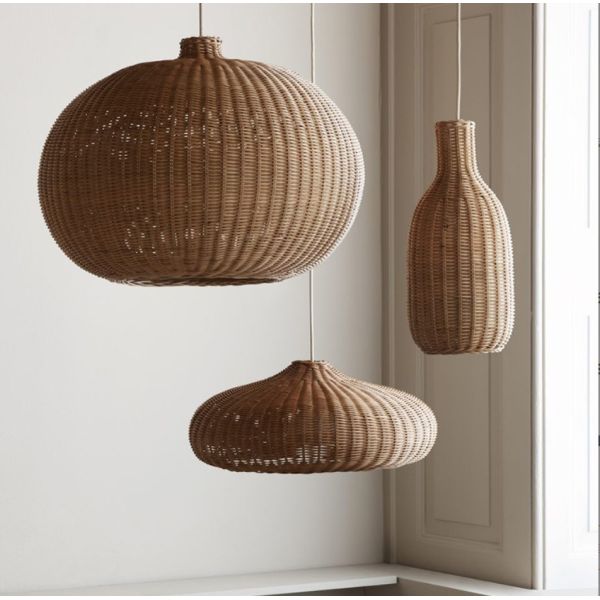 Buy cheap Brown Rattan Weave Pendant Light from wholesalers