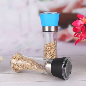 Buy cheap Adjustable Spice Biodegradable 160ml Glass Pepper Grinder from wholesalers