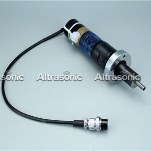 Buy cheap 20Khz Constant Ultrasonic Welding Machine Black Transducer With Customized Flange from wholesalers