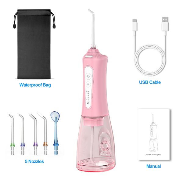 Home Travel Dental Floss Water Flosser with Ipx7 Waterproof Electric Teeth
