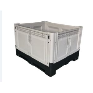 Buy cheap 1200*1000*810mm Good Quality plastic storage container collapsible pallet box for fruit and autoparts from wholesalers