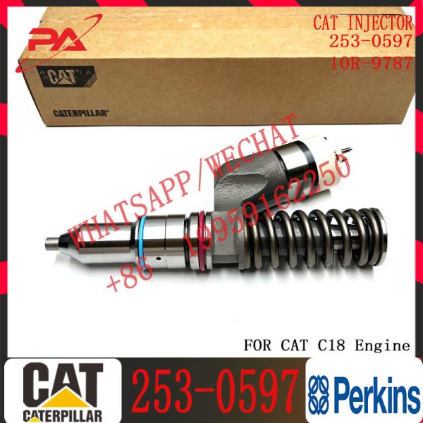 Buy cheap Diesel Fuel Injector 235-1403 253-0597 10R-9787 10R-7228 10R-2772 10R-7231 10R-7230 For Caterpillar C15 C18 from wholesalers