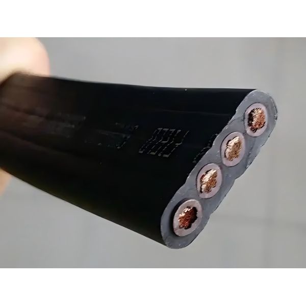 Quality EPR Insulation, SE4 Jacket Rubber Flat Flexible Traveling Cable YCWB for sale