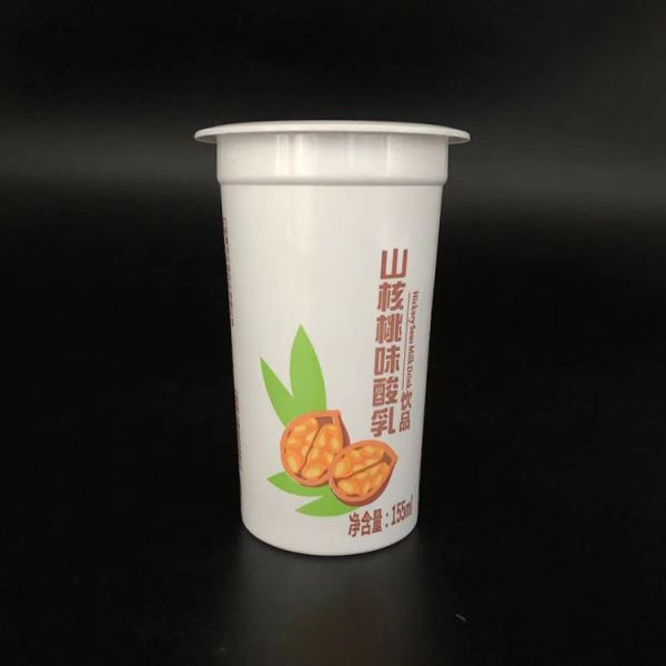 150ml Disposable Plastic Beverage Yogurt pp Cup with Logo Printing
