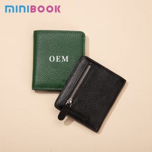Buy cheap Low MOQ Mix Models Genuine Leather Wallet with RFID Blocking and Zipper Front Pocket from wholesalers