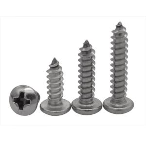 18-8 Stainless Steel Phillips Drive Oval Head Self-Tapping Screws Round Head