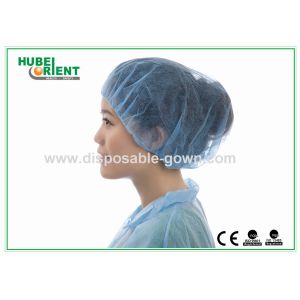 Buy cheap Dustproof 10gsm Disposable Bouffant Cap With Single Elastic from wholesalers