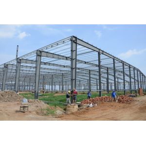 Prefabricated Light Steel Structure Construction Warehouse Fabrication