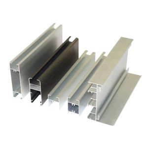 6063 Anodized Aluminum Profiles / Extrusion Sliding Windows And Doors Frame