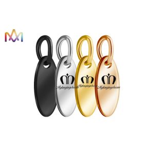 Buy cheap SS304 Oval Dangle Plated Custom Engraving Charms product