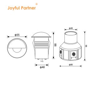 Buy cheap Recessed LED Underground Light Semi Shading Side Emitting IP67 In Ground LED Lights from wholesalers