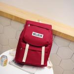 Buy cheap New Korean version of personality letter backpack large capacity burden reduction waterproof multi-purpose bag from wholesalers
