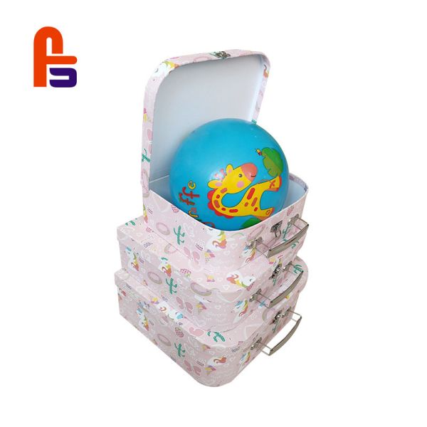 Quality CMYK Color Heavy Duty Cardboard Box , Cardboard Storage Suitcase Matt Lamination for sale