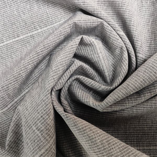 Quality 50D Polyester Pants Fabric 50D Cation 40D Spandex Cation Horizontal Stripe Four Sided Elastic for sale