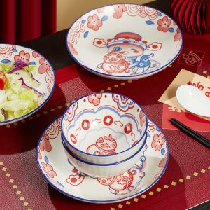 Buy cheap Ceramic Mug Set Ceramic Dinnerware Sets With Dessert Plate Size 18cm*H3.5cm from wholesalers