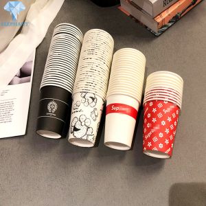 Buy cheap 12oz Ripple Custom Disposable Coffee Cups Embossing UV Coating from wholesalers