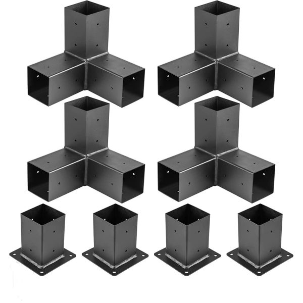 Buy cheap Modular Sizing Pergola Construction Bracket Kit for 4x4 6x6 Lumber Renewable Sources from wholesalers