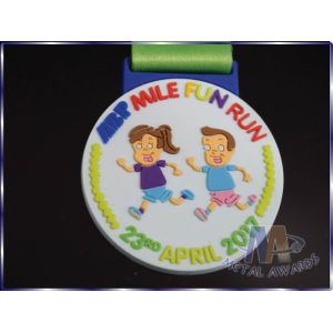 Buy cheap Personalized Childrens Plastic Medals , Fun Run Medals Non Enamel product