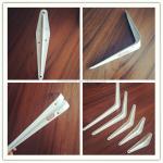 Silver Brushing Support Mount for LONDON SHELF BRACKETS Under Shelf Bracketing
