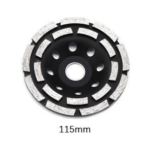 Buy cheap CE Double Row Concrete Grinding Stone Cup Wheel 230mm from wholesalers