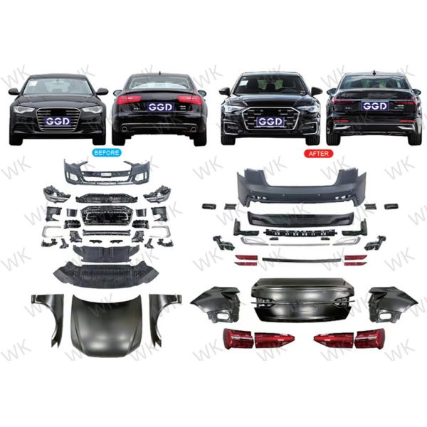 Buy cheap Audi A6 Body Kit 2013-2018 Upgrade To 2020+ AUDI Body Parts Old To New Modified from wholesalers