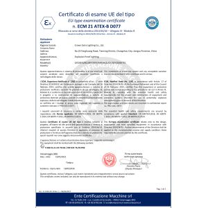 crown extra lighting co. ltd Certifications