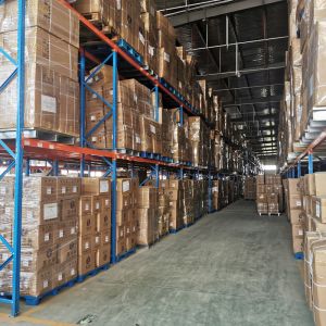 Buy cheap Large Capacity Warehouse Shelving Racks Steel Q235 Customized Height And Width from wholesalers