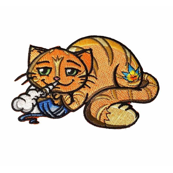 Buy cheap Animal Cat Birds Custom Velcro Patches Woven Embroidery Handmade from wholesalers