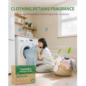 Buy cheap Biodegradable Laundry Detergent Sheets 11*14cm 2.8-3g/sheet with 50% Active Ingredient for Deep Cleaning from wholesalers