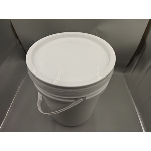China Series 6  Plastic Round Buckets white,tangerine 10L on sale
