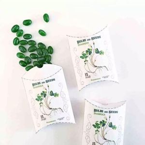 Customized Printing Wholesale Recyclable material Pillow Gift Box Seed Paper